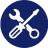 Equipment support user guide icon Equipment support user guide icon